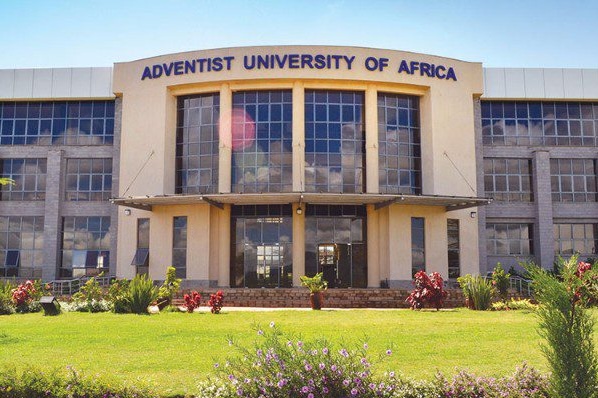 Building on the campus of the Adventist University of Africa