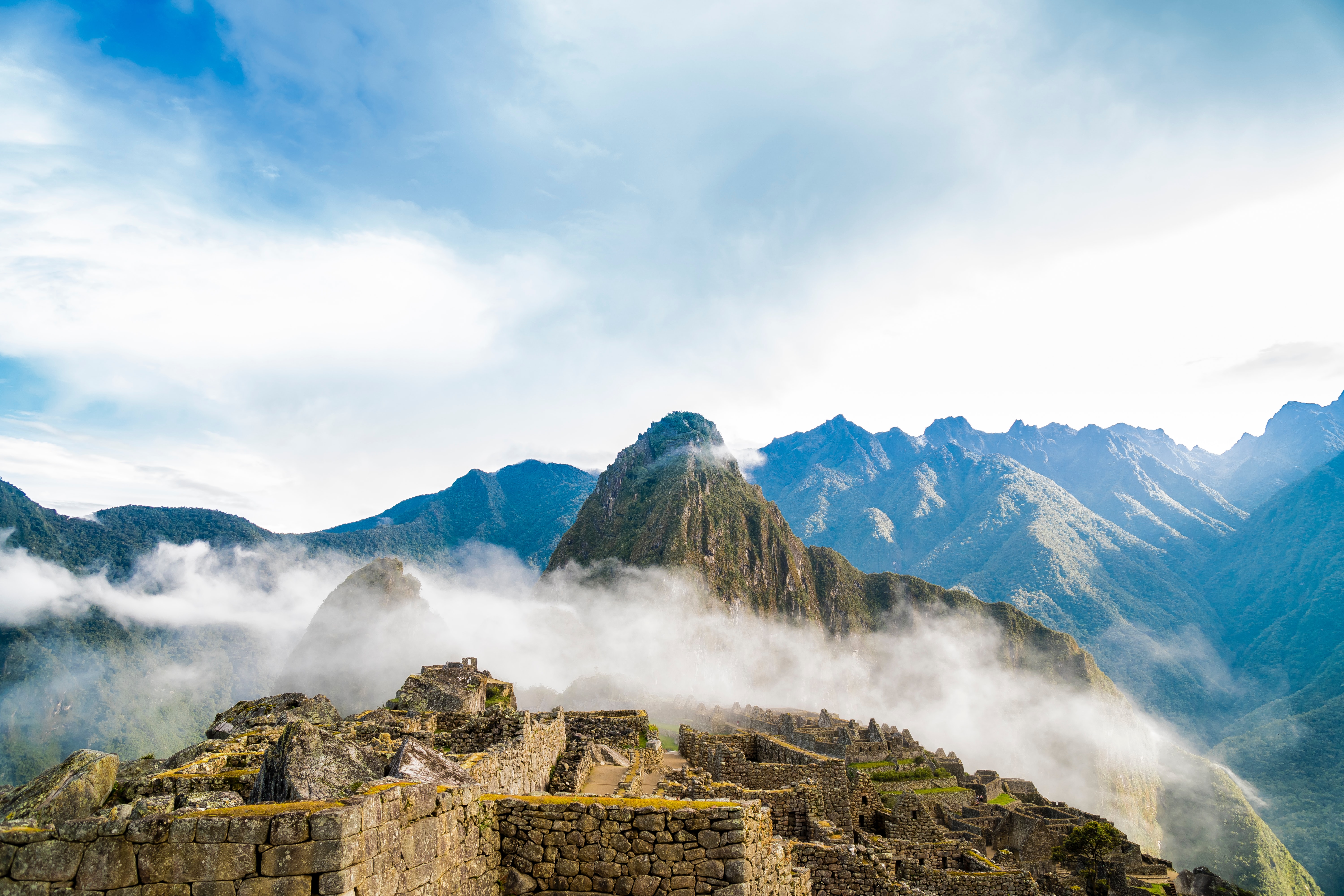 Machu Picchu in the Clouds