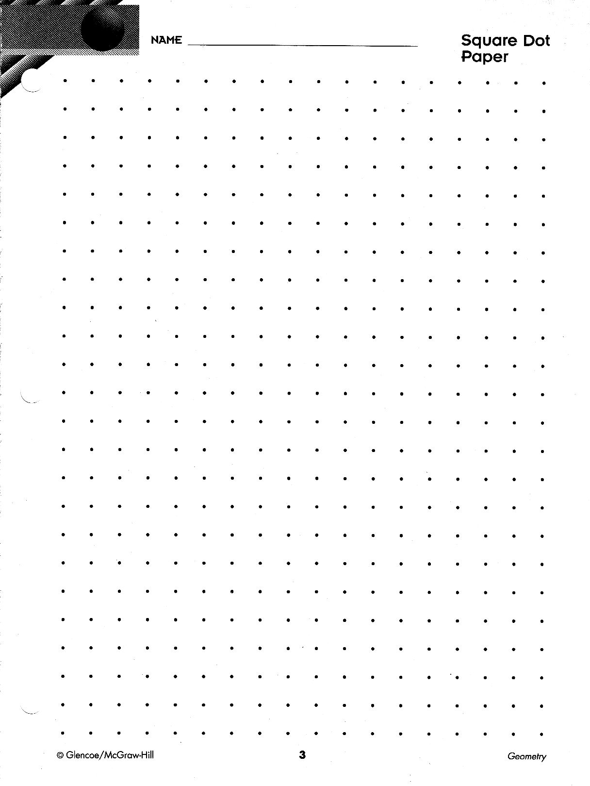 square dotted paper